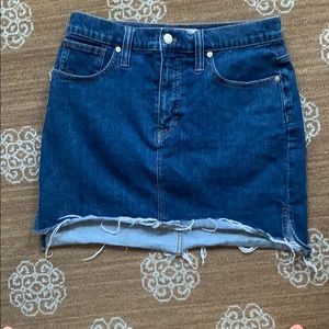 Madewell Jean skirt